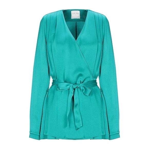 FORTE FORTE Slink Blend Belted Top - Picture 1 of 2